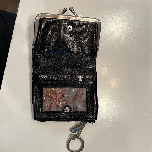 Hobo black leather wallet, new. - Picture 5 of 10